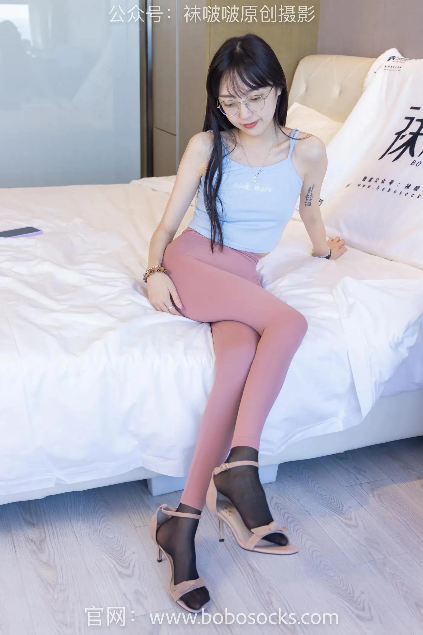 [BoBoSocks袜啵啵]NO.140 稚予-高跟鞋、瑜伽裤裤里丝、肉丝、黑丝 [139P]插图7